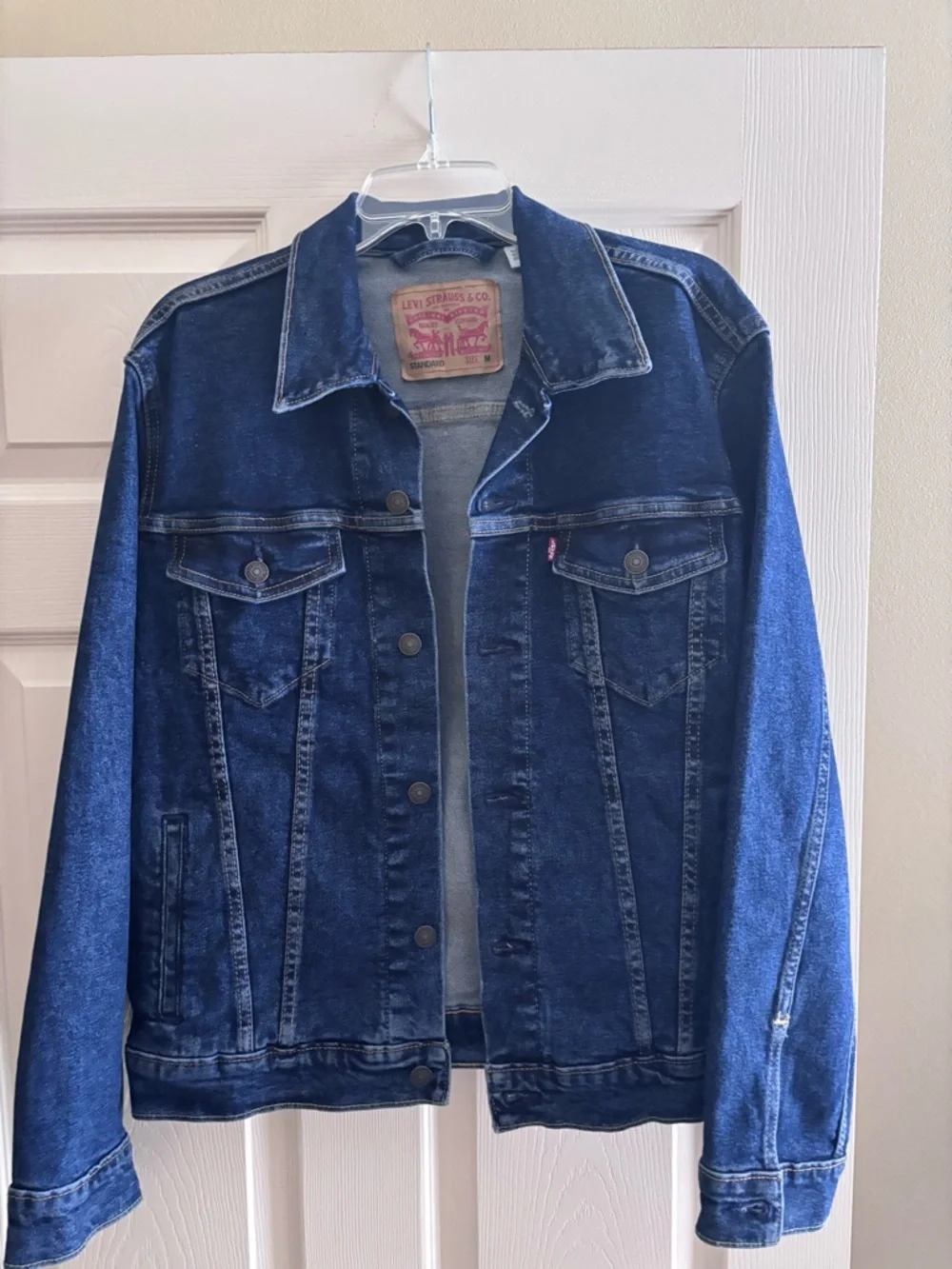 Levi's Dark Blue Denim Jacket - Picture 2 of 2